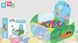 MIMA – PISCINE À BALLES POP-UP AVEC 100 BALLES